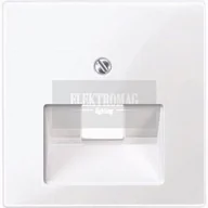 Klawisze i ramki - Merten System M Biały połysk Pokrywa gniazda RJ45 MTN296219 - miniaturka - grafika 1