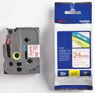 Brother Taśma 24mm RED ON WHITE - Akcesoria do kas i terminali - miniaturka - grafika 5
