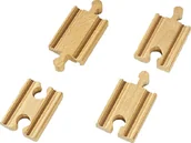Pociągi dla dzieci - Brio Mini tory równe, połączenia, 54 mm, 4 szt. 33333 - miniaturka - grafika 1
