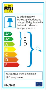 Candellux Lampa wisząca 5 pł Ambrosia 35-33918 c_35-33918 - Lampy sufitowe - miniaturka - grafika 3