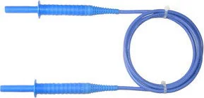 Conotech 1,8 m niebieski 5 kV (wtyki bananowe) WAPRZ1X8BUBB - Przewody elektryczne - miniaturka - grafika 2