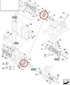 Części i akcesoria do maszyn rolniczych - CNH ZĘBATKA PRZENOŚNIKA ZIARNOWEGO 84437648 - 84437715 - miniaturka - grafika 1