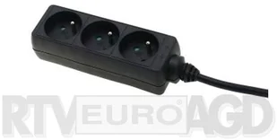 Hama zasilająca ""Standard"" 3gn 1.5m czarny  3gn 1.5m (Listwa zasilająca  ""Standard"" 3gn, 1.5m czarny) - Listwy zasilające - miniaturka - grafika 2