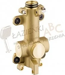 Hansgrohe Zestaw podtynkowy do półki długiej 40878180 - Stelaże i zestawy podtynkowe do WC - miniaturka - grafika 3