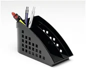Przyborniki na biurko - Durable Przybornik na długopisy Trend ażurowy czarny 1701627060 - miniaturka - grafika 1
