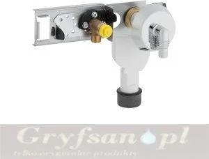 Geberit Płyta przyłączeniowa armatury z syfonem podtynkowym GIS 461445001 - Stelaże i zestawy podtynkowe do WC - miniaturka - grafika 2