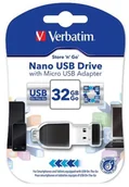Huby USB - Verbatim USB 2.0 Flash 32 GB pamięci USB Czarny 49822 - miniaturka - grafika 1