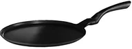 Patelnie - Krüger Karl  Delta CD24 patelnia do naleśników z odlewanego aluminium, 24 cm, czarna CD24 - miniaturka - grafika 1