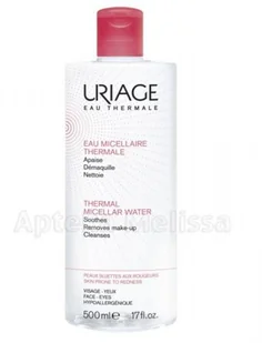 Uriage Woda Micelarna do skóry wrażliwej i naczynkowej 500ml - Płyny micelarne - miniaturka - grafika 2