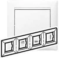 Legrand Valena Ramka 4-krotna POZIOMA 774454 - Klawisze i ramki - miniaturka - grafika 4