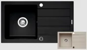 Zlewozmywaki - Pyramis Celestyn czarny 070006801 - miniaturka - grafika 1