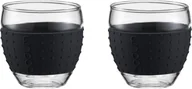 Szklanki - Bodum Zestaw 2 szklaneczek Pavina 35 cl 11185-01 czarny - miniaturka - grafika 1