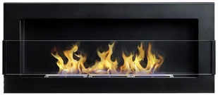 Ecofire wiszący 900x400 Czarny z szybą - Wkłady kominkowe - miniaturka - grafika 2