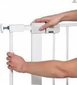 Safety 1st Quick Close ST kratka ochronna na schody z opcjonalnym przedłużeniem 7, 14, 28 cm  biały 24284310 - Legowiska dla psów - miniaturka - grafika 2