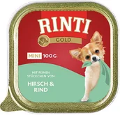 Mokra karma dla psów - Rinti Gold Mini Jeleń i Wołowina Tacka 100g - miniaturka - grafika 1