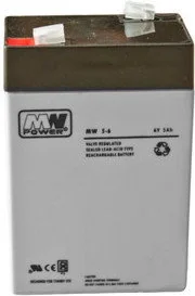 MW Power Akumulator AGM MW 5-6 6V 5Ah T1 - Akumulatory ogólnego zastosowania - miniaturka - grafika 2