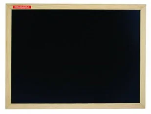 Tablica kredowa czarna 80x60 cm w ramie drewnianej - Tablice dla dzieci - miniaturka - grafika 2