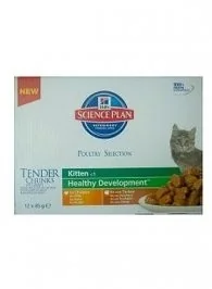 Hills Feline Kitten Multipack Poultry saszetka 12x85g - Mokra karma dla kotów - miniaturka - grafika 2