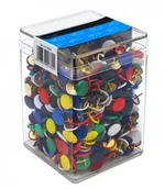 Akcesoria do tablic - VICTORY OFFICE PRODUCTS Pinezki Mosiądzowane Kolor 750 Szt. - miniaturka - grafika 1