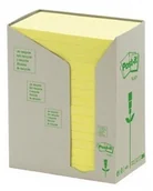 Etykiety samoprzylepne i bloki etykiet - Post-It BLOCZEK SAMOP. EKO 76x127mm 16x100k ŻÓŁTY - miniaturka - grafika 1