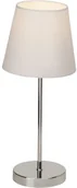 Lampy stojące - Brilliant Lampa stołowa 94874/05 E14 1 x 40 W 230 V OxW) 16 cmx42 cm Biały Chrom - miniaturka - grafika 1