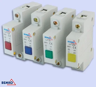 Bemko KONTROLKA L7 NIEBIESKA A15-L7-NI - Pozostałe oświetlenie - miniaturka - grafika 2