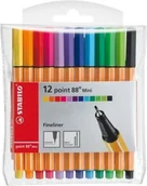 Cienkopisy - Stabilo Cienkopis point Mini 88 - etui 12 szt. 688/12-1 - miniaturka - grafika 1