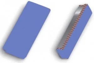 MAGNETOPLAN 1665103 prostokątny magnes, jasnoniebieski 1665103 - Magnesy - miniaturka - grafika 2