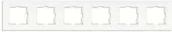 Klawisze i ramki - Viko Karre - Ramka 6-krotna biały 90960265 - miniaturka - grafika 1