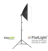 Inne akcesoria studyjne - CineGEN Lampa światła stałego SOFTBOX 60x60cm 85W 200cm SINGLE-66881 - miniaturka - grafika 1