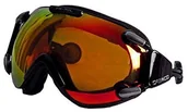 Gogle narciarskie - Casco Okulary Narciarskie Fx70 Carbonic Vers Piegelt, Czarny, M - miniaturka - grafika 1