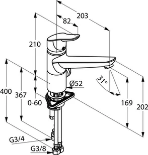 Kludi Objekta Multi 325760575 - Baterie kuchenne - miniaturka - grafika 2