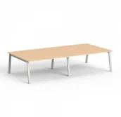 Biurka - WUTEH S.A. Biurko biurowe Avo AV-32 zestaw 4-osobowy) - miniaturka - grafika 1