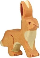 Figurki dla dzieci - Holztiger Drewniany zając 80097 - miniaturka - grafika 1