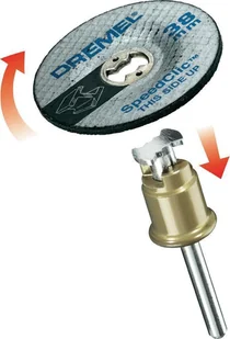 Dremel DR Tarcze ścierne SC ziarnistość 240 (6 sztuk) 2615S413JA - Materiały ścierne - miniaturka - grafika 2