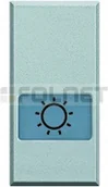 Wyłączniki światła i elektryczne - Bticino Klawisz z podświetlanym symbolem lampa AXIAL 1 mod - Btcino Axolute HD49 - miniaturka - grafika 1