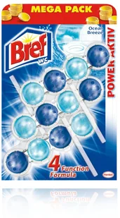 Bref Kulki do toalety Power Activ Ocean 3-pack 3x 50 g (Che000216) - Środki do WC - miniaturka - grafika 2