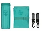 Torby i organizery dla mam - Lassig Glam Label Akcesoria do Torby Signature aqua - miniaturka - grafika 1