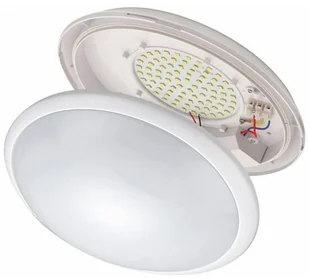 Orno Polska Plafon BREVA LED Z MIKROFALOWYM CZUJNIKIEM 81 SMD5050 16W IP54 POLIWĘGLAN MLECZNY Biały OR-PL-316WLPMM4 - Lampy pozostałe - miniaturka - grafika 3
