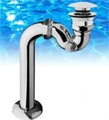 Syfony - Omnires SYOM-W10/CH MARBLE+ syfon wannowy SYOM-W10/CH chrom - miniaturka - grafika 1