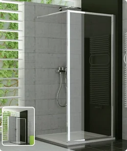 Ronal Sanswiss Sanswiss Top-Line TOPV Parawan nawannowy 75x150 cm profile srebrny połysk szkło przezroczyste Aquaperle TOPV07505007 odbiór osobisty Kraków Warszawa 29-Innych-Miast TOPV07505007 - Parawany nawannowe - miniaturka - grafika 2