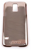 Etui i futerały do telefonów - Tucano Plissé Snap pokrowiec na Samsung Galaxy S5 złota - miniaturka - grafika 1