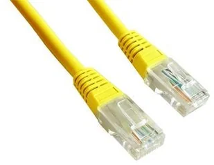 Gembird patch cord RJ45 (osłonka zalewana, kat. 5e, UTP, 1m, zółty) PP12-1M/Y - Patchcordy - miniaturka - grafika 3