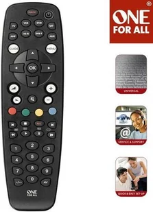 One For All Pilot uniwersalny dla 8 urządzeń Kolor czarny UWOFAPUURC29810 - Piloty - miniaturka - grafika 2