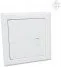 Akcesoria kominkowe - Kratki.pl Drzwiczki rewizyjne 15x15cm białe z uchwytem - miniaturka - grafika 1