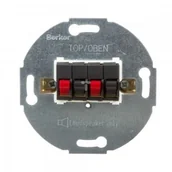 Gniazdka elektryczne - Hager Polo Berker/B.Kwadrat Gniazdo głośnikowe antracyt 457305 0001-00000-43628 [4350671] - miniaturka - grafika 1