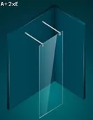 Kabiny prysznicowe - Durasan London Site 100x195 - miniaturka - grafika 1