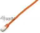Kable miedziane - Equip Patchcord Cat6a, S/FTP, 1m, pomarańczowy 605670 - miniaturka - grafika 1