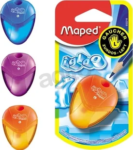 Maped Temperówka Igloo, 1 otwór, dla leworęcznych 032210 - Przybory szkolne - miniaturka - grafika 2