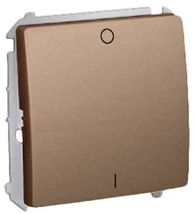 Simon Włącznik podwójny BASIC satynowy, metalizowany - Wyłączniki światła i elektryczne - miniaturka - grafika 3